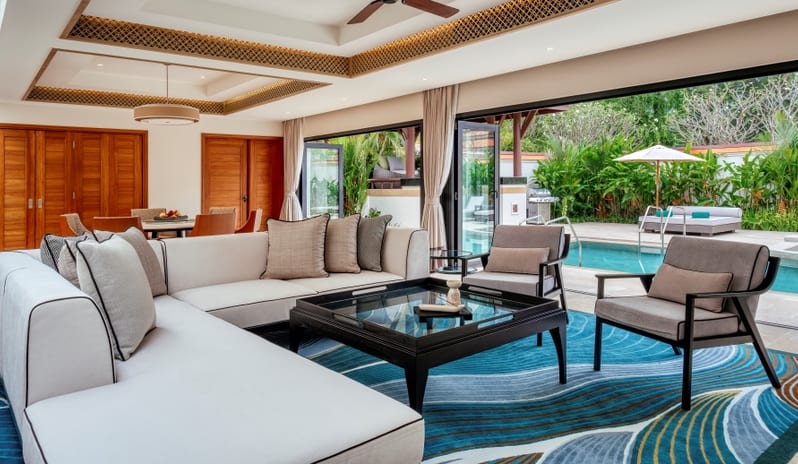 Serenity Three Bedroom Residence Living Room - Banyan Tree Phuket